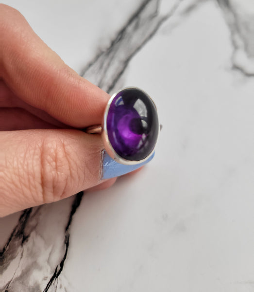 Amethyst Secret Ring