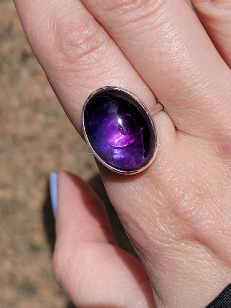 Amethyst Secret Ring
