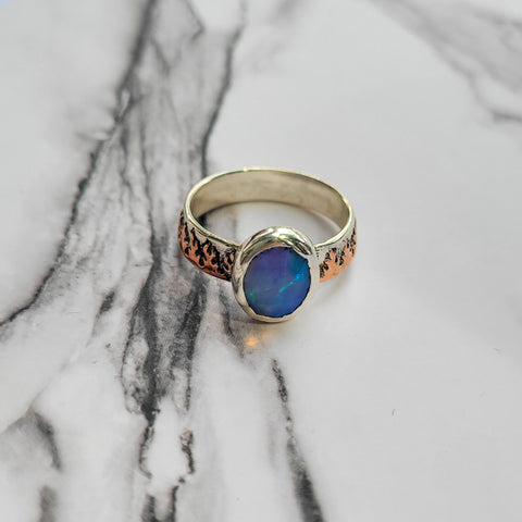 Opal Fire Ring