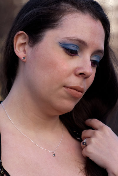 Labradorite Studs & Solitaire Set