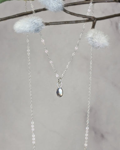 Moonstone Solitaire Pendant