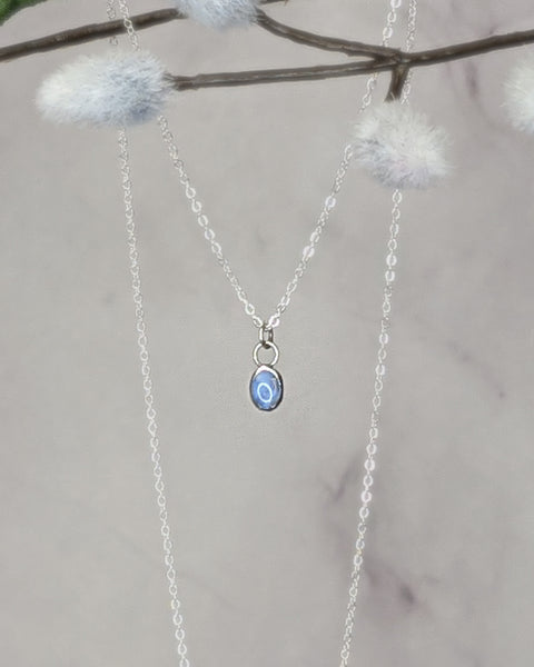 Opal Solitaire Pendant