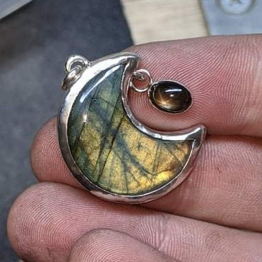 Moon and Stars Pendant